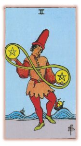 two-of-pentacles